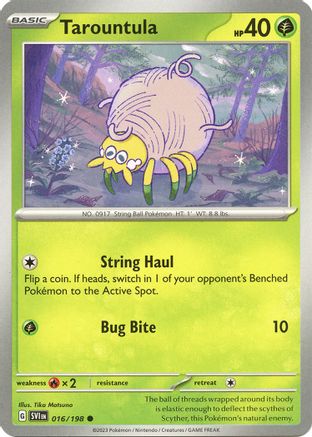 Tarountula - 016/198 [SV: Base Set] Pokemon Single Pokémon