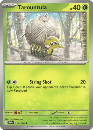 Tarountula - 017/198 [SV: Base Set] Pokemon Single Pokémon