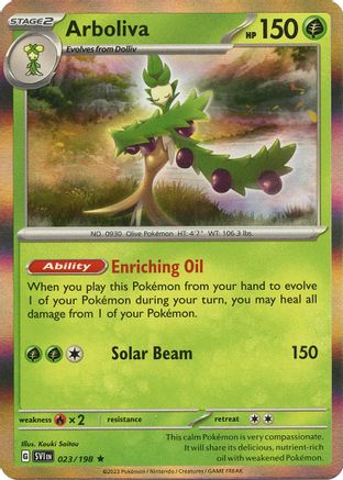 Arboliva (23) Holofoil [SV: Base Set] Pokemon Single Pokémon