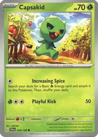Capsakid - 028/198 [SV: Base Set] Pokemon Single Pokémon