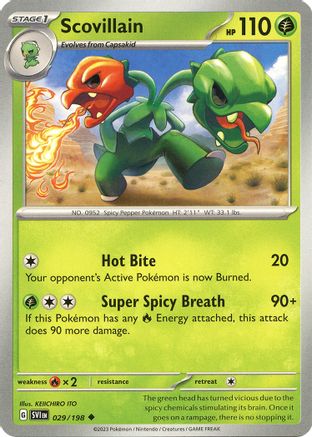 Scovillain - 029/198 [SV: Base Set] Pokemon Single Pokémon