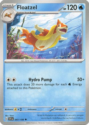 Floatzel (47) [SV: Base Set] Pokemon Single Pokémon