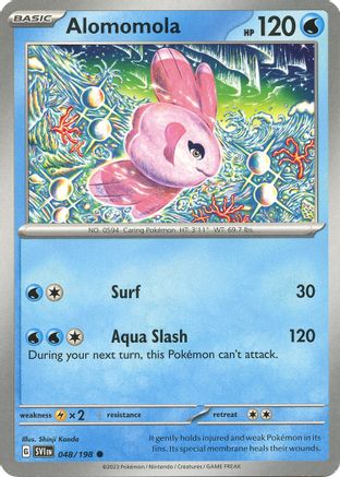 Alomomola (48) - [SV: Base Set] Reverse Holofoil Pokemon Single Pokémon