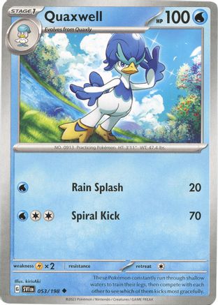 Quaxwell (53) Reverse Holofoil [SV: Base Set] Pokemon Single Pokémon