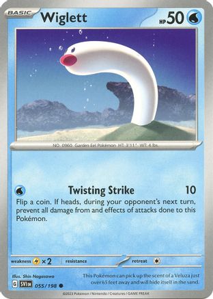 Wiglett - 055/198 [SV: Base Set] Pokemon Single Pokémon