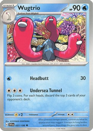 Wugtrio (57) [SV: Base Set] Pokemon Single Pokémon