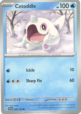 Cetoddle - 059/198 [SV: Base Set] Pokemon Single Pokémon