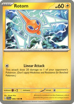 Rotom - 069/198 (69) [SV01 Scarlet & Violet Base Set] Pokemon Single Pokémon