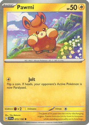 Pawmi - 073/198 Reverse Holofoil [SV: Base Set] Pokemon Single Pokémon