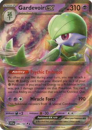 Gardevoir ex - 086/198 Holofoil [SV: Base Set] Pokemon Single Pokémon