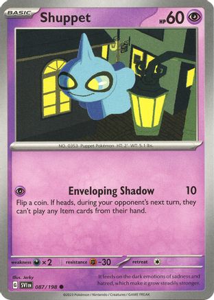 Shuppet (87) [SV: Base Set] Pokemon Single Pokémon