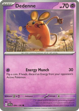 Dedenne - 094/198 [SV: Base Set] Pokemon Single Pokémon