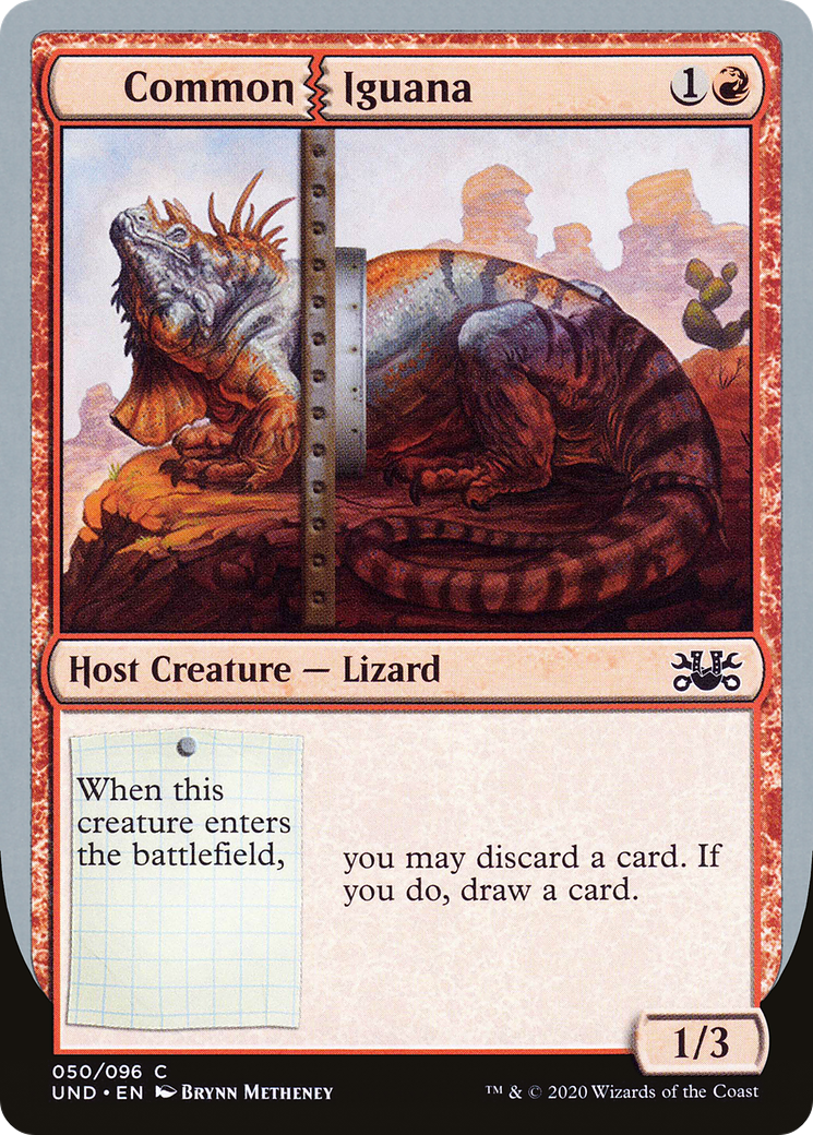 Common Iguana (UND-050) [Unsanctioned] MTG Single Wizards of the Coast