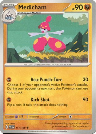 Medicham - 111/198 [SV: Base Set] Pokemon Single Pokémon