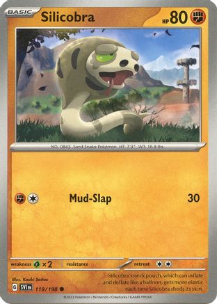 Silicobra (119) [SV: Base Set] Pokemon Single Pokémon