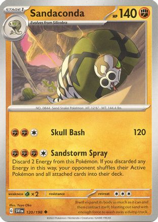 Sandaconda (120) [SV: Base Set] Pokemon Single Pokémon