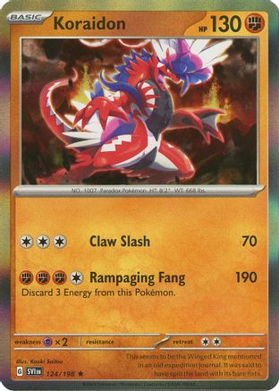 Koraidon (124) Holofoil [SV: Base Set] Pokemon Single Pokémon
