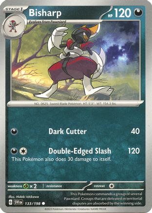 Bisharp (133) [SV: Base Set] Pokemon Single Pokémon