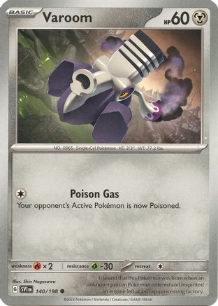 Varoom - 140/198 Reverse Holofoil [SV: Base Set] Pokemon Single Pokémon
