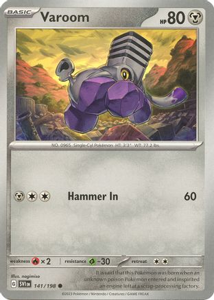 Varoom - 141/198 Reverse Holofoil [SV: Base Set] Pokemon Single Pokémon