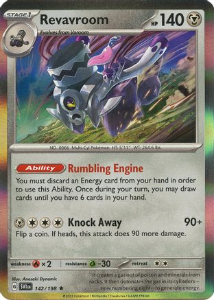 Revavroom (142) Reverse Holofoil [SV: Base Set] Pokemon Single Pokémon