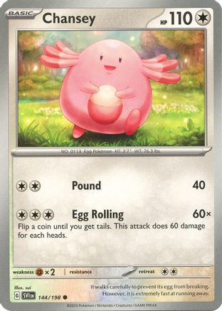 Chansey (144) [SV: Base Set] Pokemon Single Pokémon
