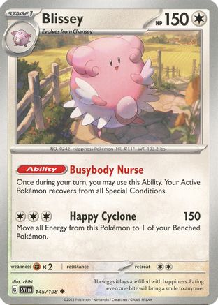 Blissey (145) [SV: Base Set] Pokemon Single Pokémon