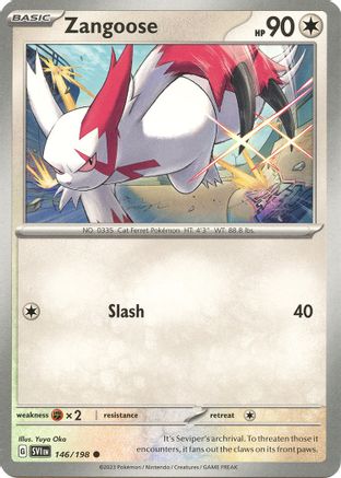 Zangoose - 146/198 [SV: Base Set] Pokemon Single Pokémon