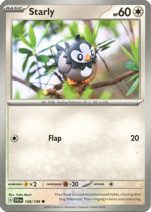 Starly - 148/198 [SV: Base Set] Pokemon Single Pokémon