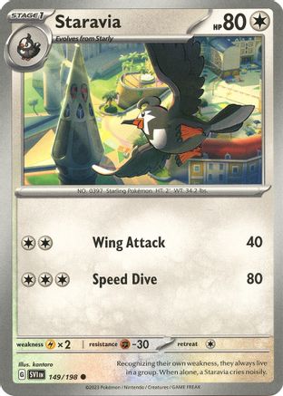 Staravia (149) [SV: Base Set] Pokemon Single Pokémon