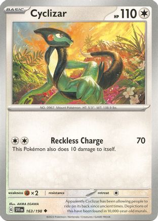 Cyclizar - 163/198 Reverse Holofoil [SV: Base Set] Pokemon Single Pokémon