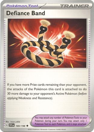 Defiance Band (169) Reverse Holofoil [SV: Base Set] Pokemon Single Pokémon