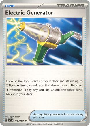 Electric Generator (170) [SV: Base Set] Pokemon Single Pokémon