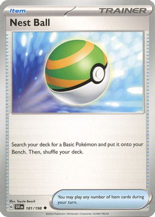 Nest Ball - 181/198 Reverse Holofoil [SV: Base Set] Pokemon Single Pokémon