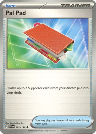 Pal Pad (182) Reverse Holofoil [SV: Base Set] Pokemon Single Pokémon