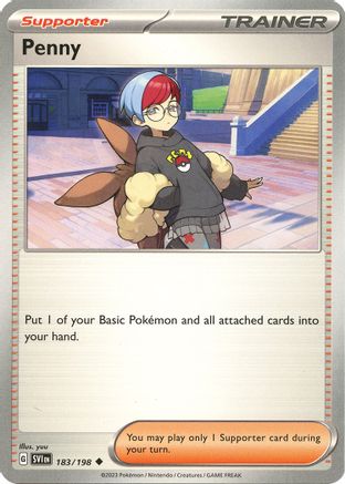 Penny - 183/198 Reverse Holofoil [SV: Base Set] Pokemon Single Pokémon