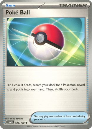 Poke Ball (185) [SV: Base Set] Pokemon Single Pokémon