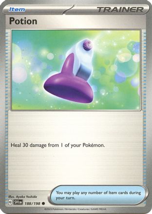Potion (188) Reverse Holofoil [SV: Base Set] Pokemon Single Pokémon