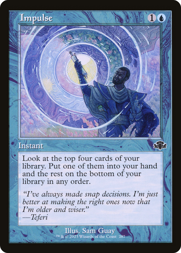 Impulse (DMR-287) [Dominaria Remastered] Foil MTG Single Wizards of the Coast