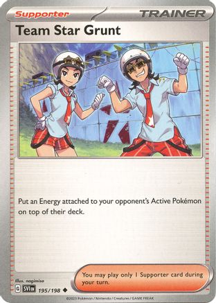 Team Star Grunt - 195/198 [SV: Base Set] Pokemon Single Pokémon