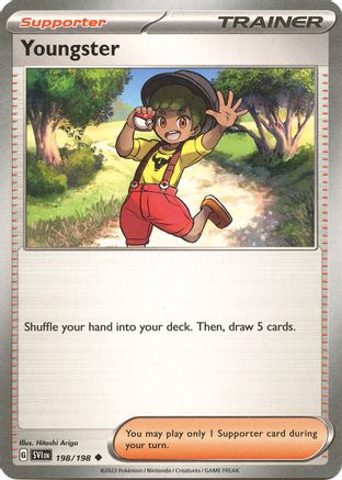 Youngster (198) [SV: Base Set] Pokemon Single Pokémon