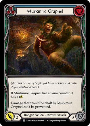 Murkmire Grapnel (Blue) [OUT123] (Outsiders) Flesh And Blood Single Flesh And Blood   
