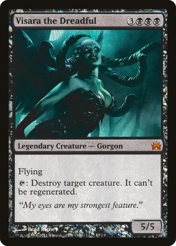 Visara the Dreadful (V11-) [Misc] From the Vault: Legends Foil MTG Single Wizards of the Coast