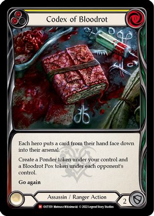 Codex of Bloodrot [OUT159] (Outsiders) Flesh And Blood Single Flesh And Blood   