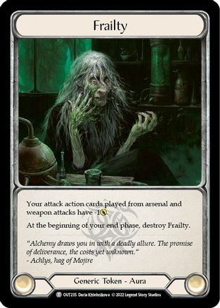 Frailty [OUT235] (Outsiders) Flesh And Blood Single Flesh And Blood   