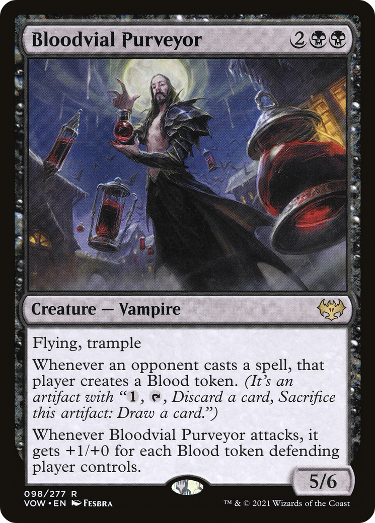 Bloodvial Purveyor (VOW-098) [Innistrad: Crimson Vow] Foil MTG Single Wizards of the Coast