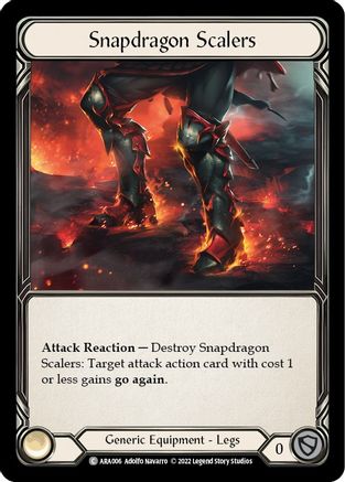 Snapdragon Scalers [ARA006] (Outsiders Arakni Blitz Deck) Flesh And Blood Single Flesh And Blood   