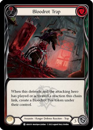 Bloodrot Trap [ARA019] (Outsiders Arakni Blitz Deck) Flesh And Blood Single Flesh And Blood   