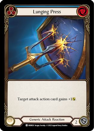 Lunging Press [BEN026] (Outsiders Benji Blitz Deck) Flesh And Blood Single Flesh And Blood   