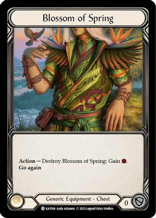 Blossom of Spring [KAT004] (Outsiders Katsu Blitz Deck) Flesh And Blood Single Flesh And Blood   